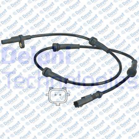 DELPHI SS20376 Abs Kablosu Sensoru Arka Trafic Ii Vivaro A  ####